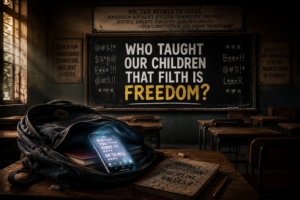 Read more about the article WHO TAUGHT OUR CHILDREN THAT FILTH IS FREEDOM?